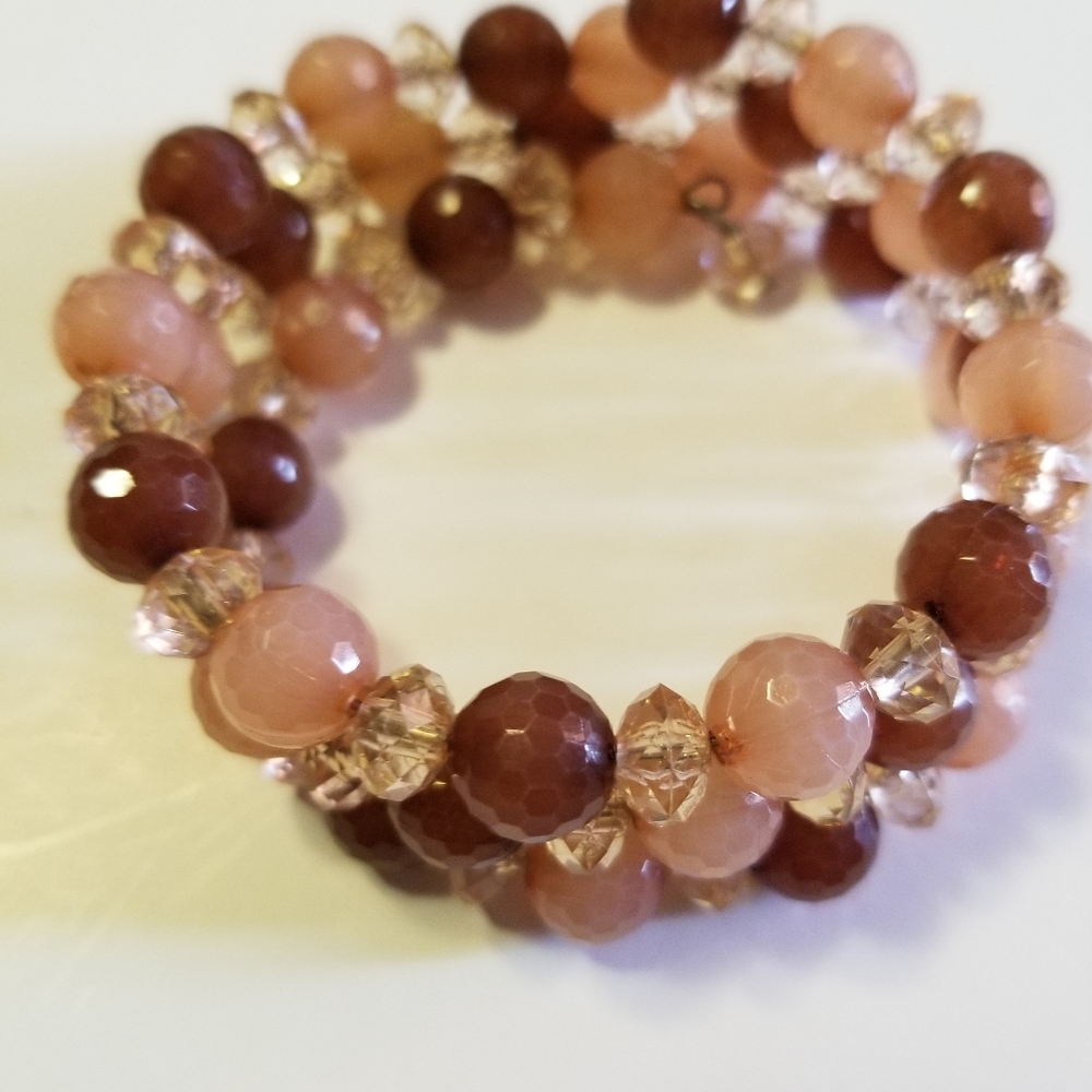 Taupe Wraparound Bracelet